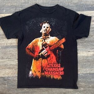 Black Texas Chainsaw Massacre Graphic Tee